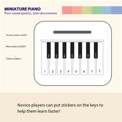 High‑End Music Piano Decoration & World Famous Music Gift