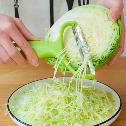 Multi-purpose Vegetables Fruit Peeler Stainless Steel Cabbage Graters Knife Salad Potato Cutter Household Kitchen Accessories