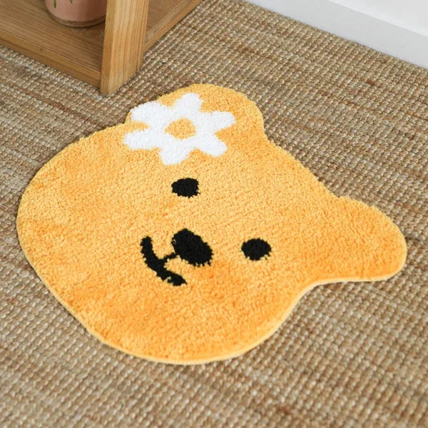 Soft Cartoon Imitation‑Cashmere Floor Mat for Bedroom, Bathroom & Home Décor