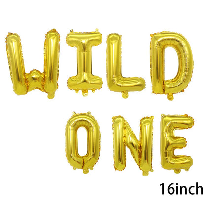 Woodland Animals Foil Balloon Set – Fox, Hedgehog, Raccoon, Deer & Bear Forest Theme Party Decor