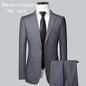 Men's (suit + Vest + Trousers) Solid Color Business Suit 3/2 Business Suit