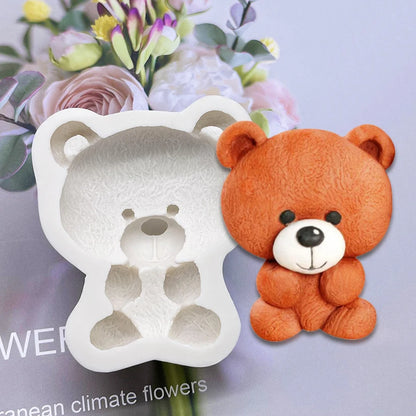 Bear Silicone Cake Baking Mold Sugarcraft Chocolate Cupcake Fondant Cake Decorating Tools