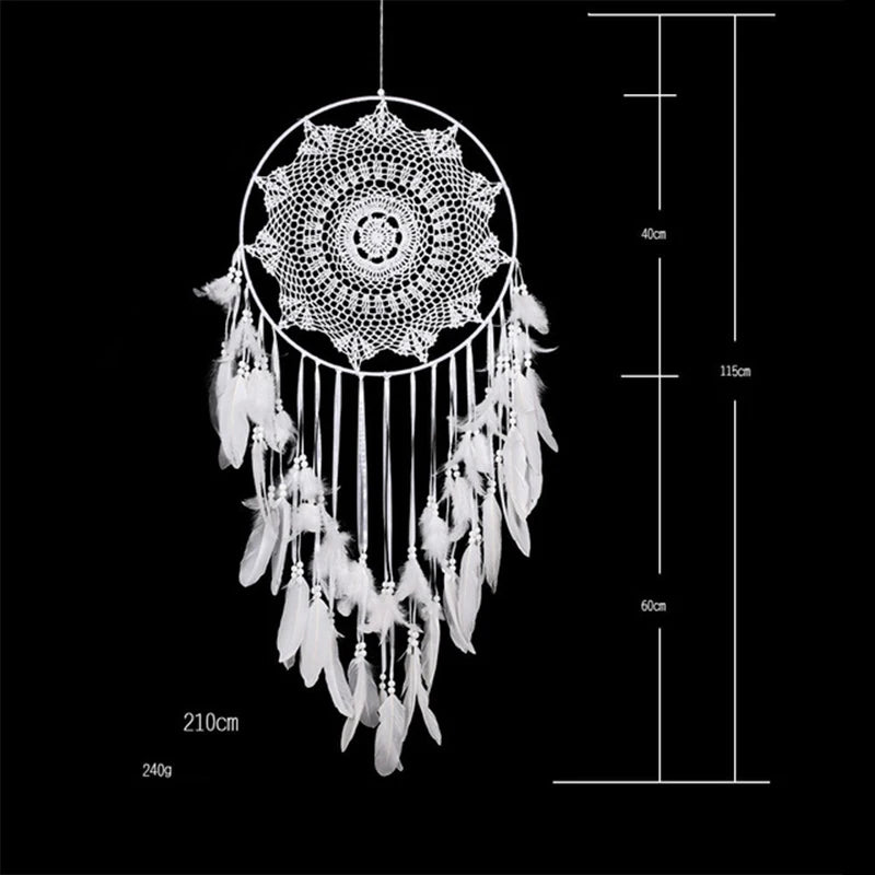 big dream catcher hanging/light decoration nordic decoration home girls room/nursery/kids decor dreamcatcher children room new 5