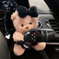 Cute Car Wiper Plush Ornaments – Capybara, Panda & Cat Turn‑Signal Switch Decorations