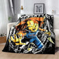 3D Horror Movie Character Chucky Saw Cartoon Area Blanket Fashion Soft Cozy Living room Bedroom Sofa Bed Travel Blanket