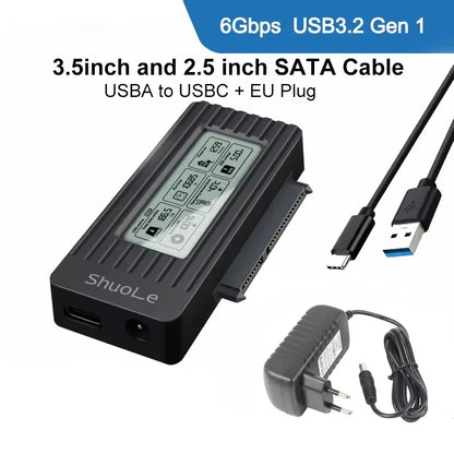 USB 3.2 3.0 to SATA Converter 2.5 Inch SSD HDD Hard Drive External Adapter USB 3.0 to Sata III Cable for Laptop PC Accessories