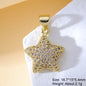 Handmade Luxury Pendant 18K Real Gold-Plated Charms