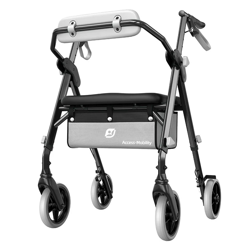 Christmas Gifts, Walkers For Seniors, Maidesite Rollator Walker With Seat, Max 380 Lbs, Avant Walkers With Ergo Seat & Backrest,
