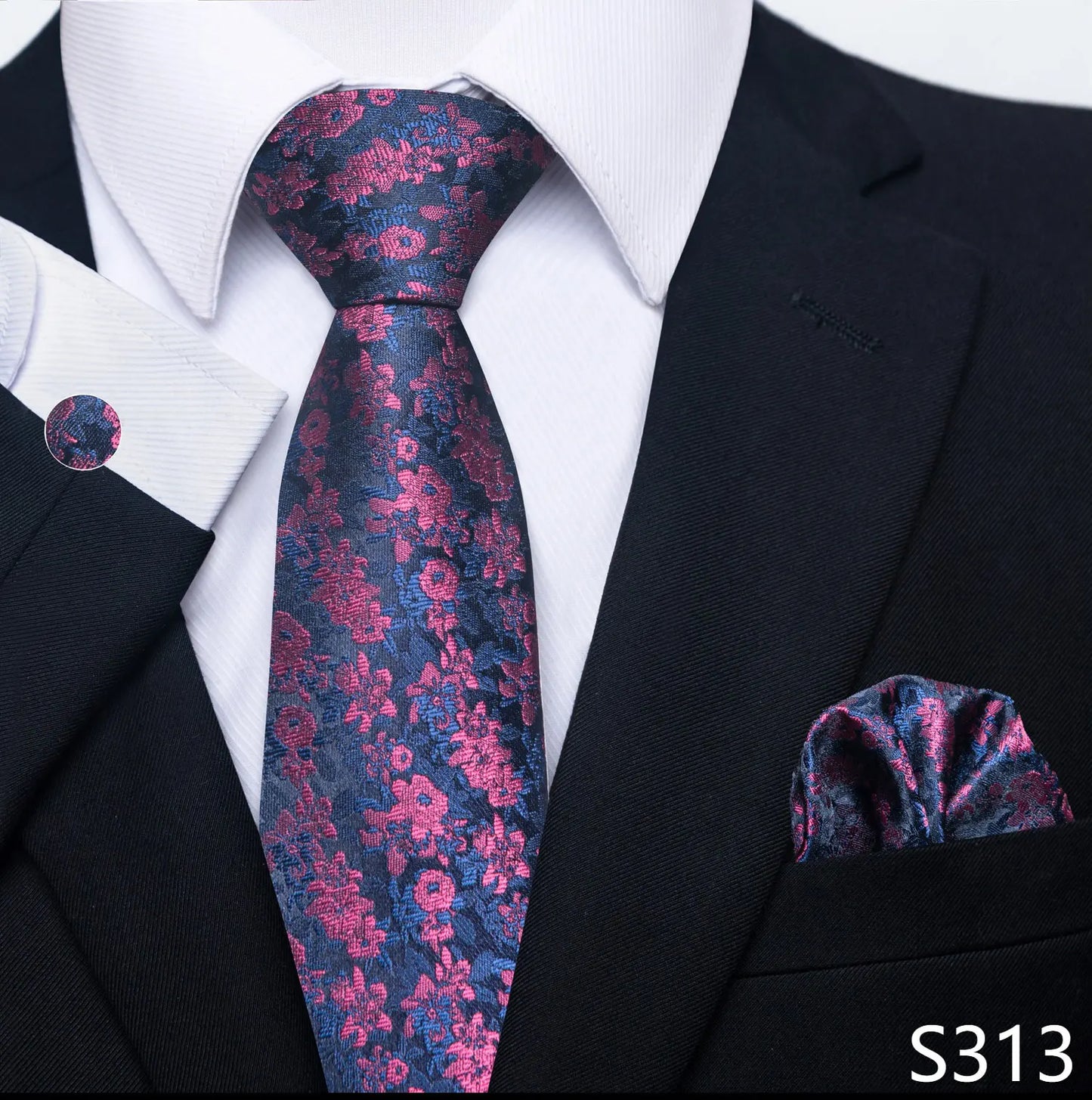 Silk Tie Pocket Squares Necktie Suit Accessories