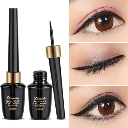 Long-lasting Hard-Tipped Gel Eye Ultra-fine Waterproof Black Liquid Eyeliner Pen Quick-drying Ultra-fine Makeup Eye Liner