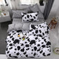2/3piece Cartoon Animal Starry Sky Print Bedding Set, A Duvet Cover and A Pair of Pillowcases (no Padding), Suitable for Bedroom
