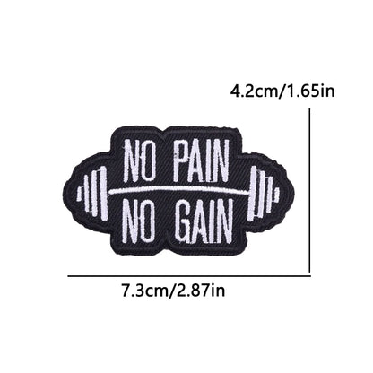 Letter Embroidered Patch Cartoon/Personality Letter Slogan Patch Iron On Patches For Clothing thermoadhesive Patches Sew Badges