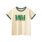 2-8 Years Summer Children Boys T-shirts Cartoon Printed Letter Baby Boy Short Sleeve Tops Kids T Shirts Toddler Clothes