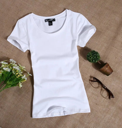 Women's Casual Short Sleeved Slim T shirts