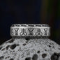 Vintage Lucifer Seal Signet Ring – Gothic Punk 316L Stainless Steel Black Stone