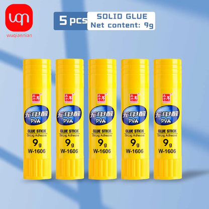 High Efficiency Adhesion Clear Solid Glue Stick-9g   1pc/3pc/5pc