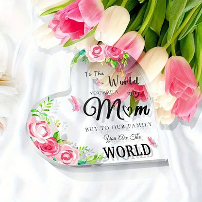 Mom Appreciation Acrylic Ornament – Mother’s Day, Birthday & Anniversary Gift
