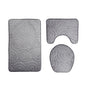 Set of 3 Bathroom Bath Mat Set  Soft Non Slip or 2PCS Cobblestone Absorbent Bathroom Mat Rug Carpets and Toilet Lid