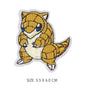 30‑Style Pokemon Embroidery Cloth Patches – Pikachu & Cartoon Iron‑On/Sew‑On Appliques for DIY Clothing