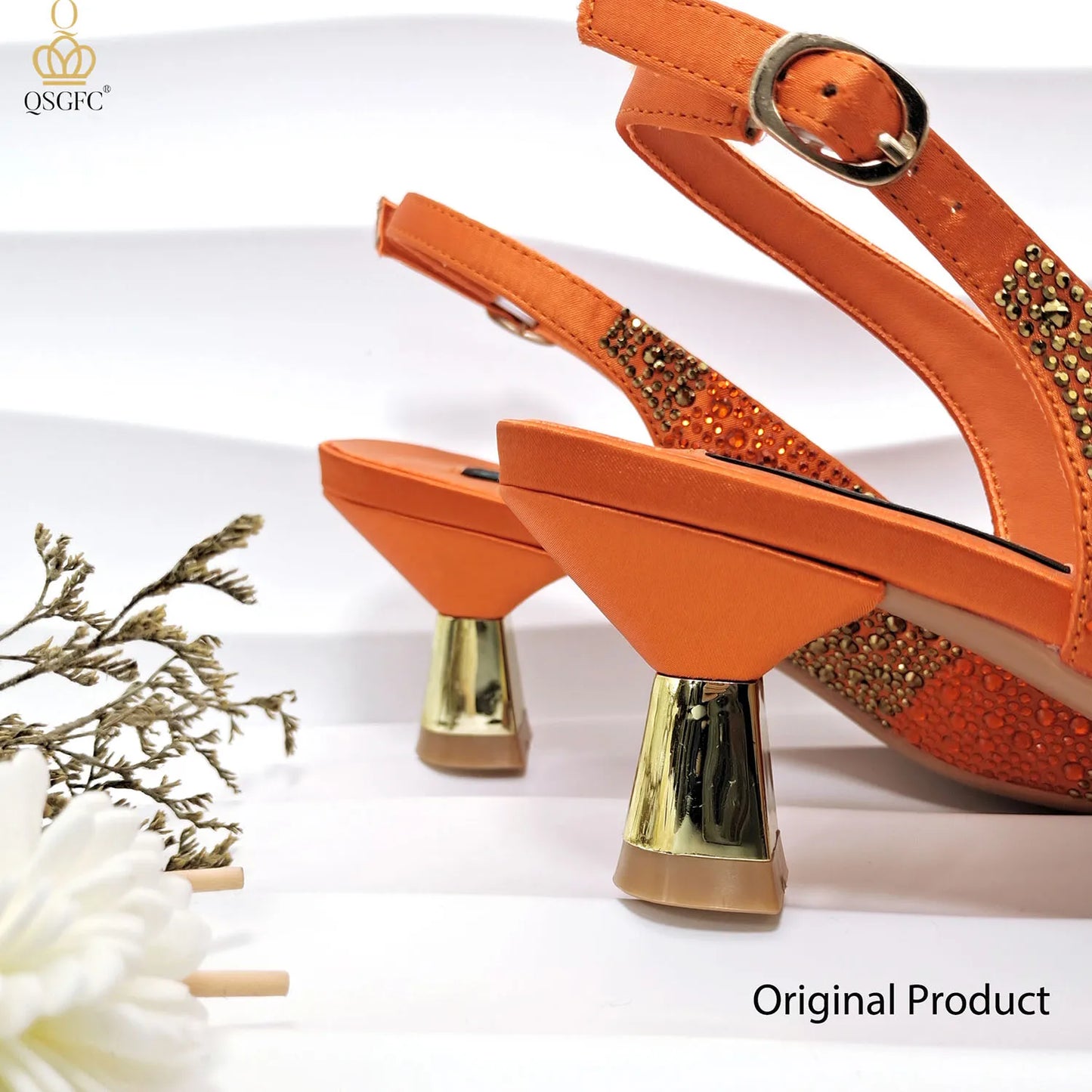 Italian Design Party Shoes with Matching Clutch Bag, Perfect for African Weddings and Women’s Heel Shoes and Bag Sets for Parties.