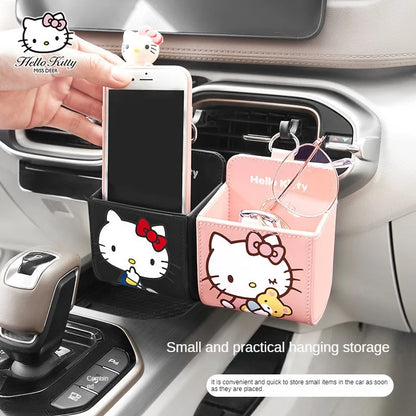 Hello Kitty Car Decor Accessories Storage Box