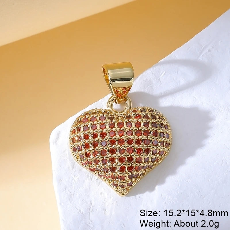 Handmade Luxury Pendant 18K Real Gold-Plated Charms