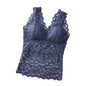 Women's Lace See-through Pads Tank