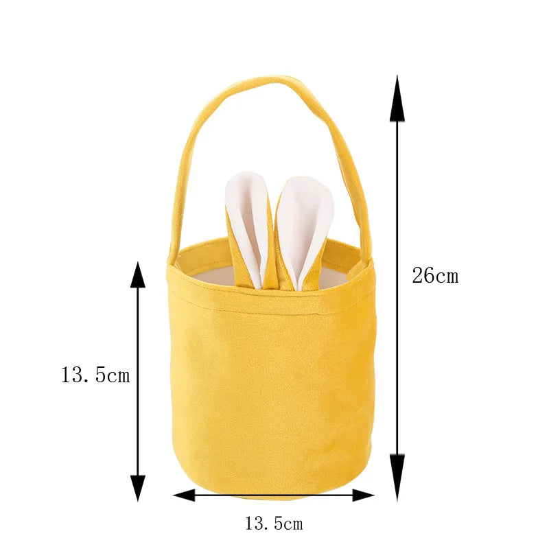 Velvet Easter Rabbit Bags New Pattern Cute Candy Bags Wedding Birthday Party Decoration Easter Basket Decorations