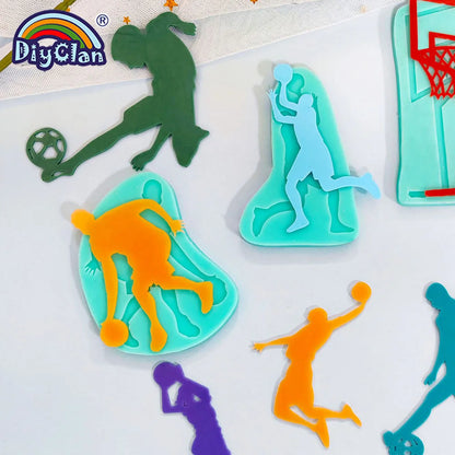 Sports Ball Silicone Mold – Baseball, Football & Basketball Cake Decorating Tool
