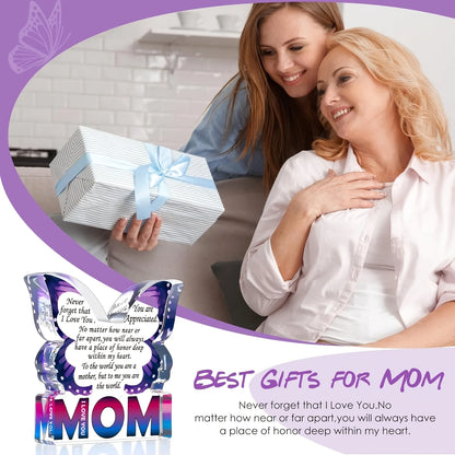 Gifts for Mom from Daughter Son, Birthday Gifts for Mother, I Love You Mom Gifts for Stepmom Mother in law, Best Mom Ever Gifts