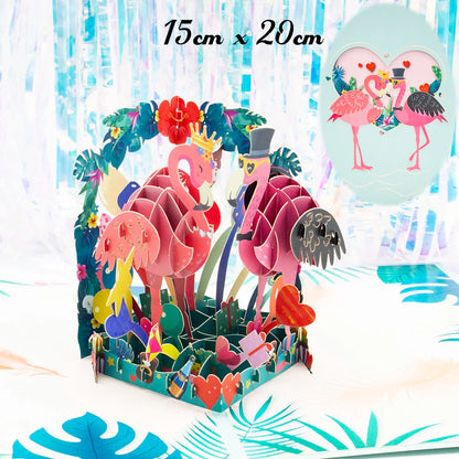 3D Pop Up Flower Greeting Cards Wedding Card Anniversary Thanksgiving Valentines Day Birthday Gift Thank You Card Handmade Cards