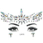 3D Sexy Face Tattoo Crystal Stickers Temporary Tattoos Glitter Fake Tattoo Rhinestones Masquerade Women Party Face Jewels Tattoo