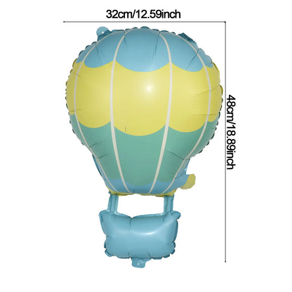 Happy Birthday Animal Foil Ballo﻿ Cute Matte on Bear Rainbow Bow Dinosaur Candy Balloon Design