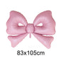 Giant Black Pink Bow Balloon Coquette Birthday Party Decorations Bowknot Balloon for Girls Baby Shower Bridal Wedding Supplies