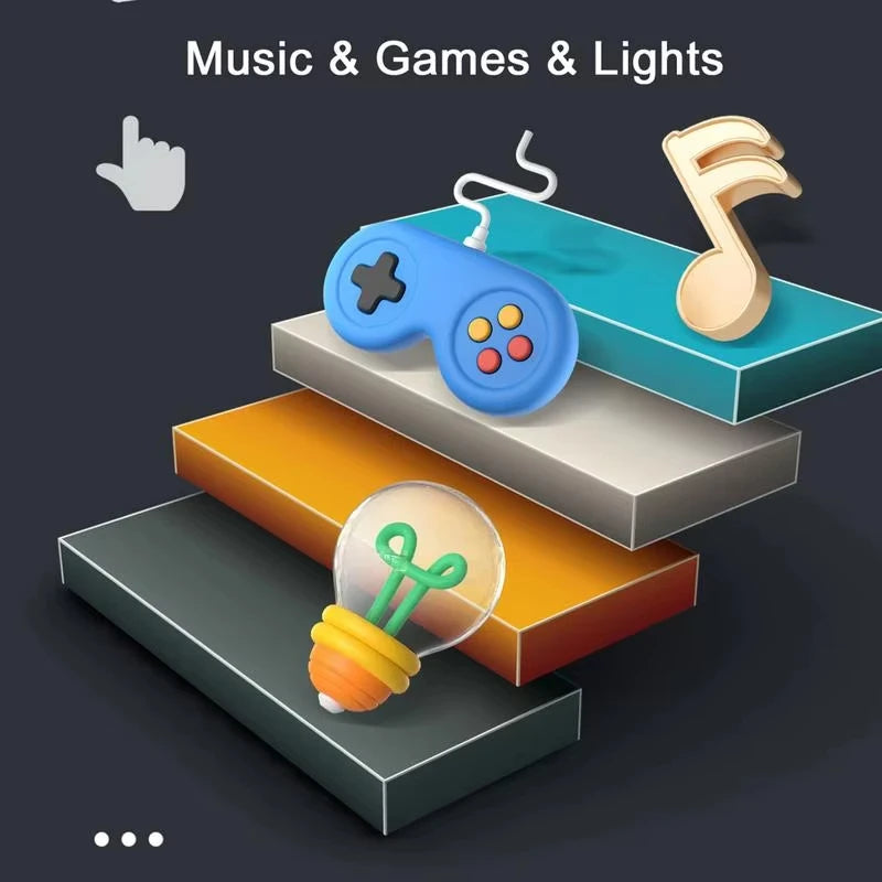 Quick Push Game Eye Sensory Console Multiplayer Versus Board Game Dance Master Handheld Gamepad Hand Training Toy