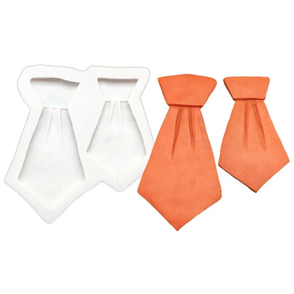 Moustache Bows Necktie Father's Day Silicone Sugarcraft Mold Chocolate Cupcake Baking Mold Fondant Cake Decorating Tools