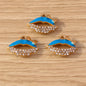 10pcs Mix Cute Enamel Women Lips Lipstick Charms Pendants for Jewelry Making Earrings Necklace Bracelets DIY Crafts Supplies