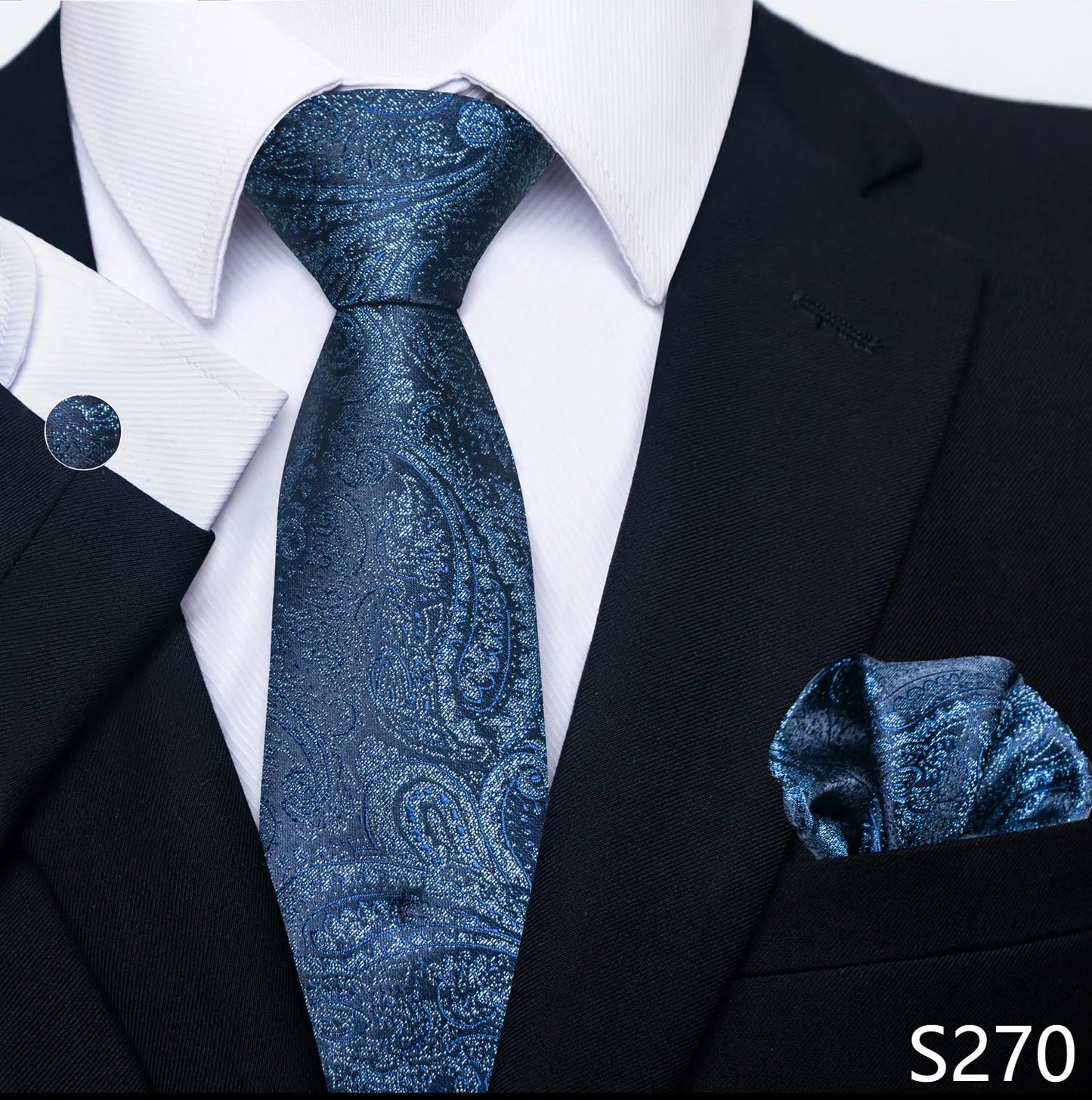 8 cm Tie Pocket Squares Necktie  Set