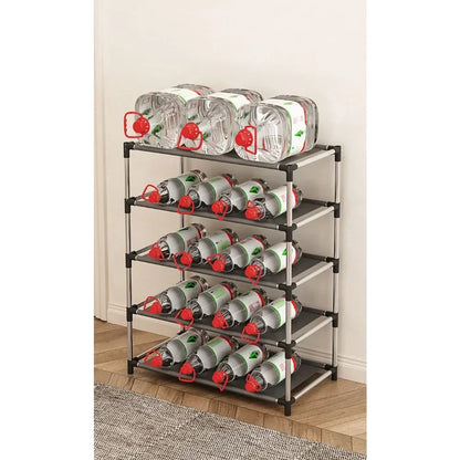 Stylish Metal Shelf Shoe Rack Organizer Stand