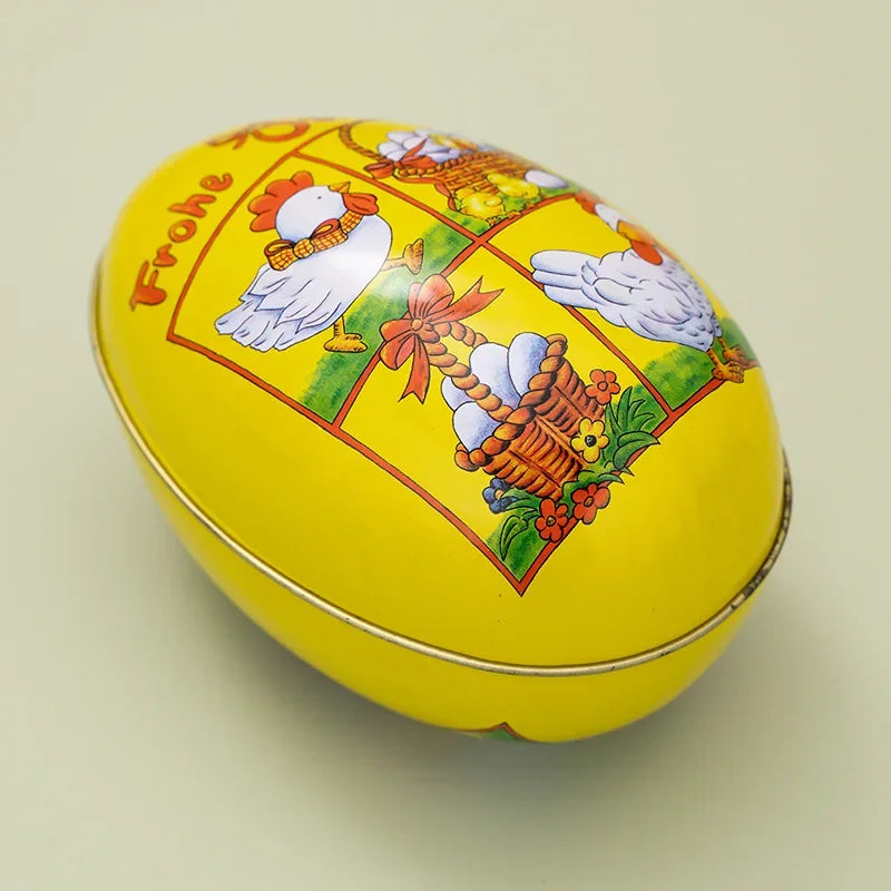 8pMetal Decorated Easter Egg Shell