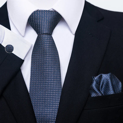 Silk Tie Pocket Squares Necktie Suit Accessories