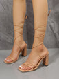 New Summer Fashionable Sexy Cross Belt Stiletto Sandals Elegant Banquet Party High Heels