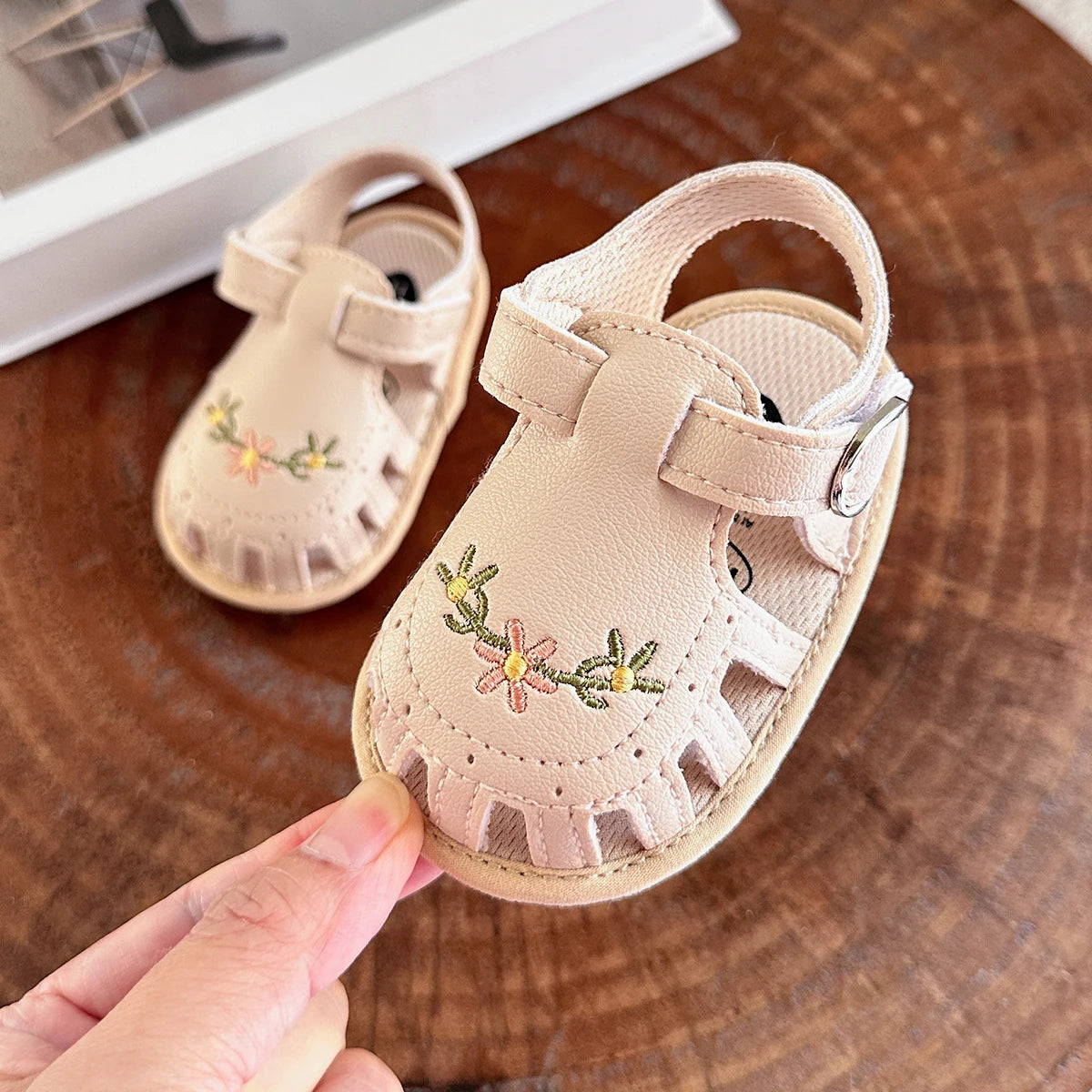 Infant Summer Sandals – Soft‑Sole Baby First Walkers