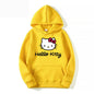 Hello Kitty Women’s Hoodie – Casual Y2K Long Sleeve Sweatshirt