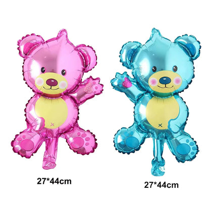 Baby Boy Girl Foil Balloon Gender Reveal Balloon Bear Helium Balloon Baby Shower Gift Kids Birthday Party Wedding Decor Supplies