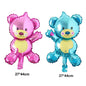 Baby Boy Girl Foil Balloon Gender Reveal Balloon Bear Helium Balloon Baby Shower Gift Kids Birthday Party Wedding Decor Supplies