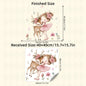 Cartoon Girl Unicorn Vinyl Child Wall Stickers for Baby Room Decoration Bedroom Accessories Furniture Decals Wall Art Room Decor