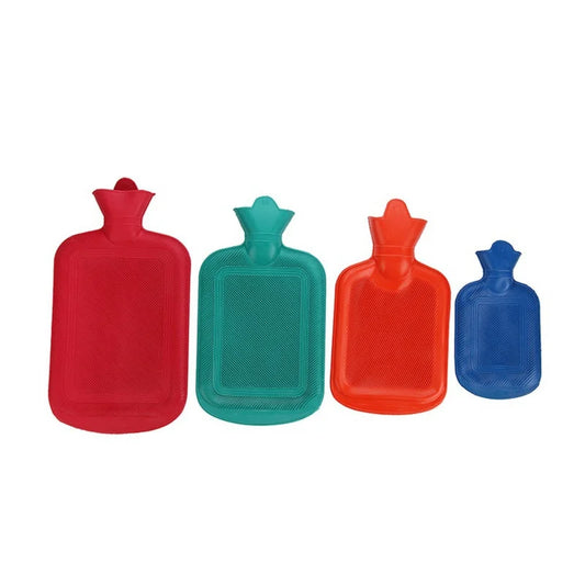 Thick Hot Water Bottles (500/1000/1750/2000ML): Winter Warmth for Girls and Women, Pain Relief for Bed, Hands, and Feet (Random Colors)