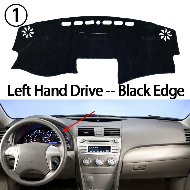 Accessories Auto Dashboard Cover Dash Mat Board Pad Carpet Dashmat Anti-UV Mats For Toyota Camry Sedan SE XLE XV40 2007~2011