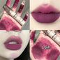 Matte Black Waterproof Lip Mud – Gothic Velvet Mousse Lipstick, Non‑Stick & Moisturizing